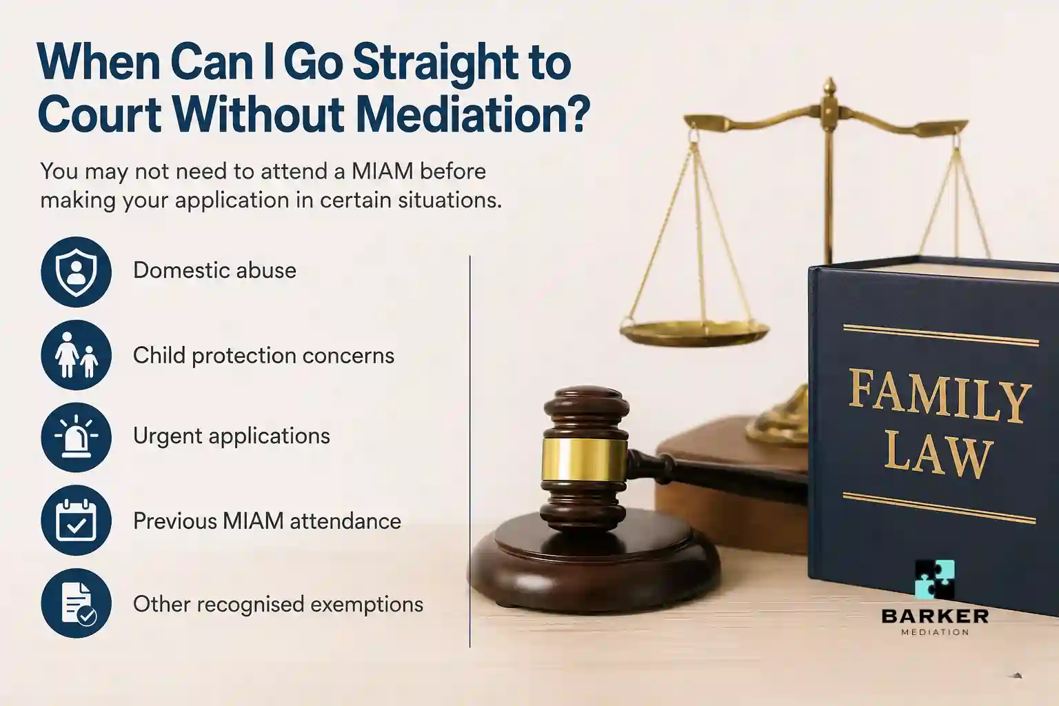 When Can I Go Straight to Court Without Mediation Poole?